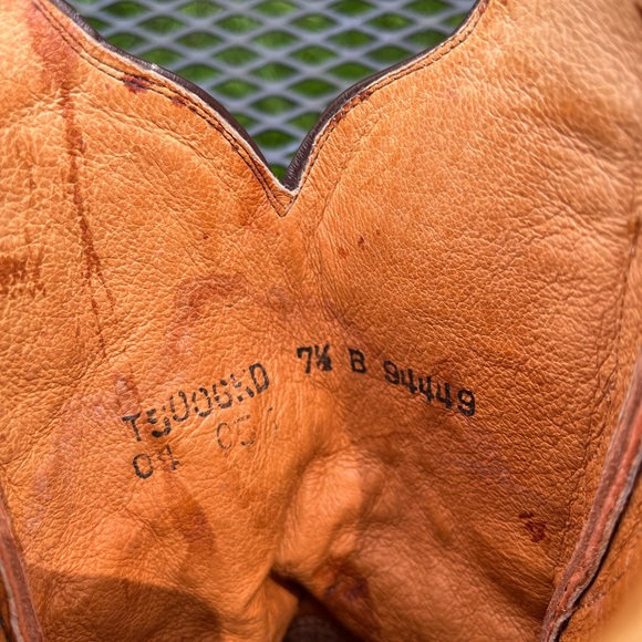 LUCCHESE 2000 Women’s Antique Brown Boots Size 7 1/2B - Picture 8 of 11